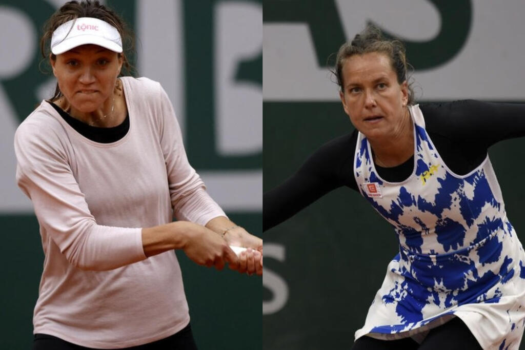 Rumunka Patricia Maria Tigová a Češka Barbara Strýcová akoby si odbehli na kurt od sporáka.
