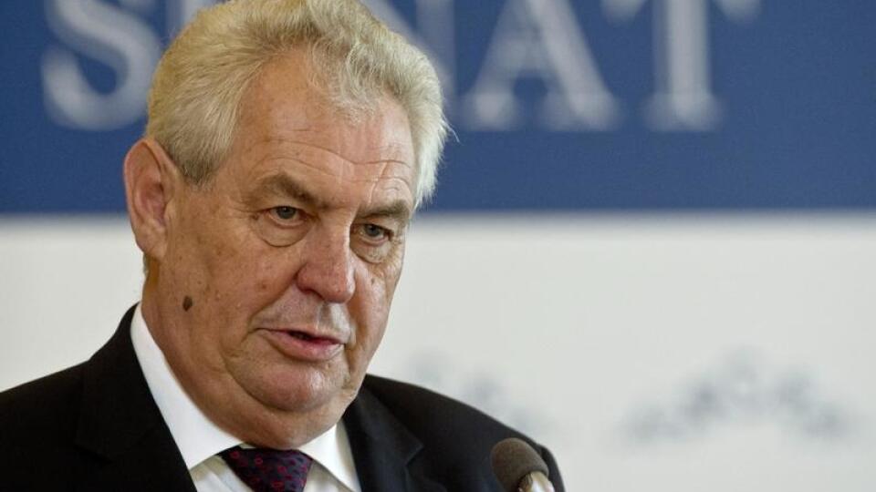 Český prezident Miloš Zeman