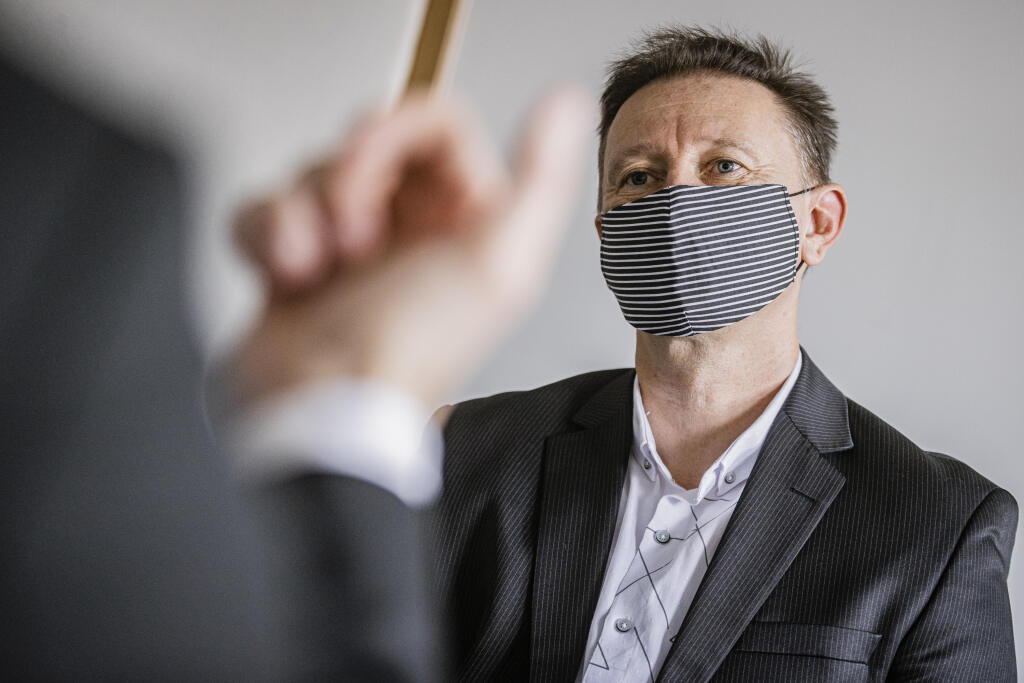 Na snímke riaditeľ Asociácie obchodníkov s cennými papiermi, Róbert Kopál.