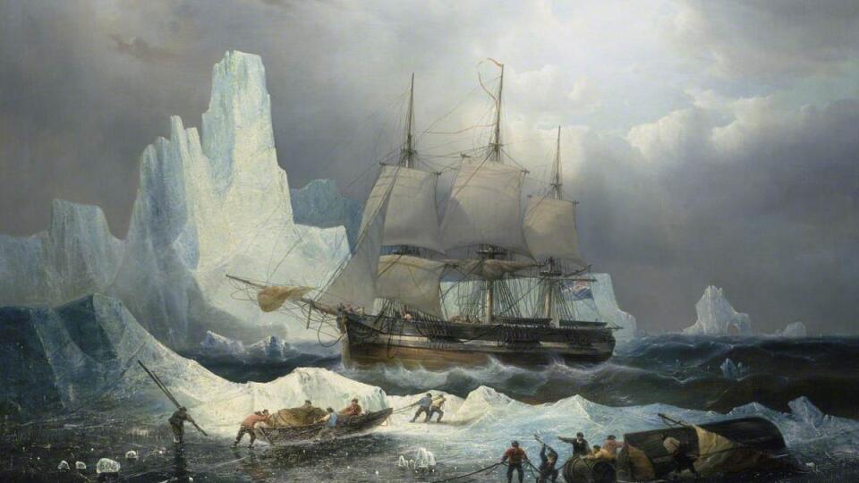 Musin, Francois Etienne, 1820-1888; HMS 'Erebus' in the Ice, 1846