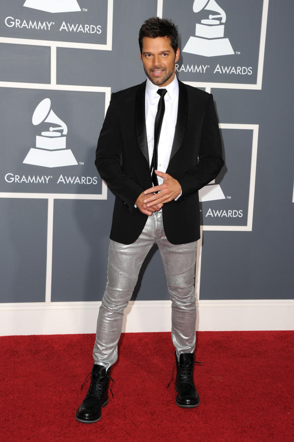 LOS ANGELES, CA - FEBRUARY 13: Singer Ricky Martin arrives at The 53rd Annual GRAMMY Awards held at Staples Center on February 13, 2011 in Los Angeles, California. (Photo by Jason Merritt/Getty Images)