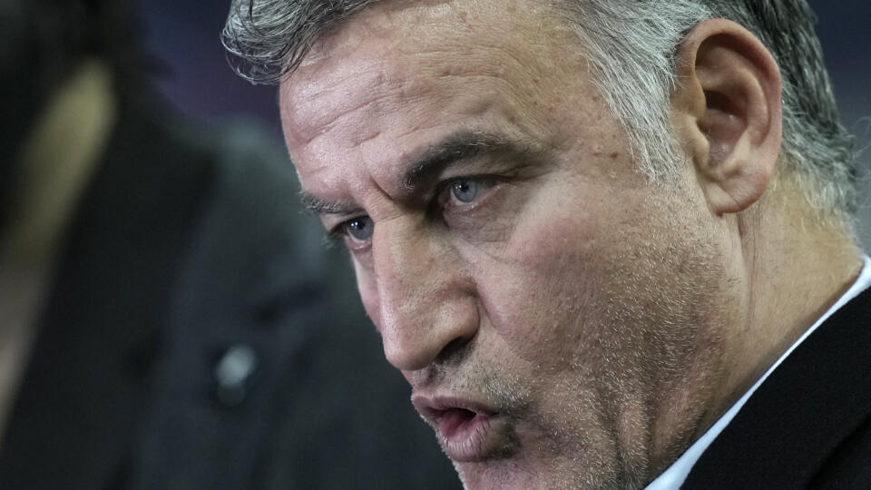 Tréner futbalistov PSG Christophe Galtier.