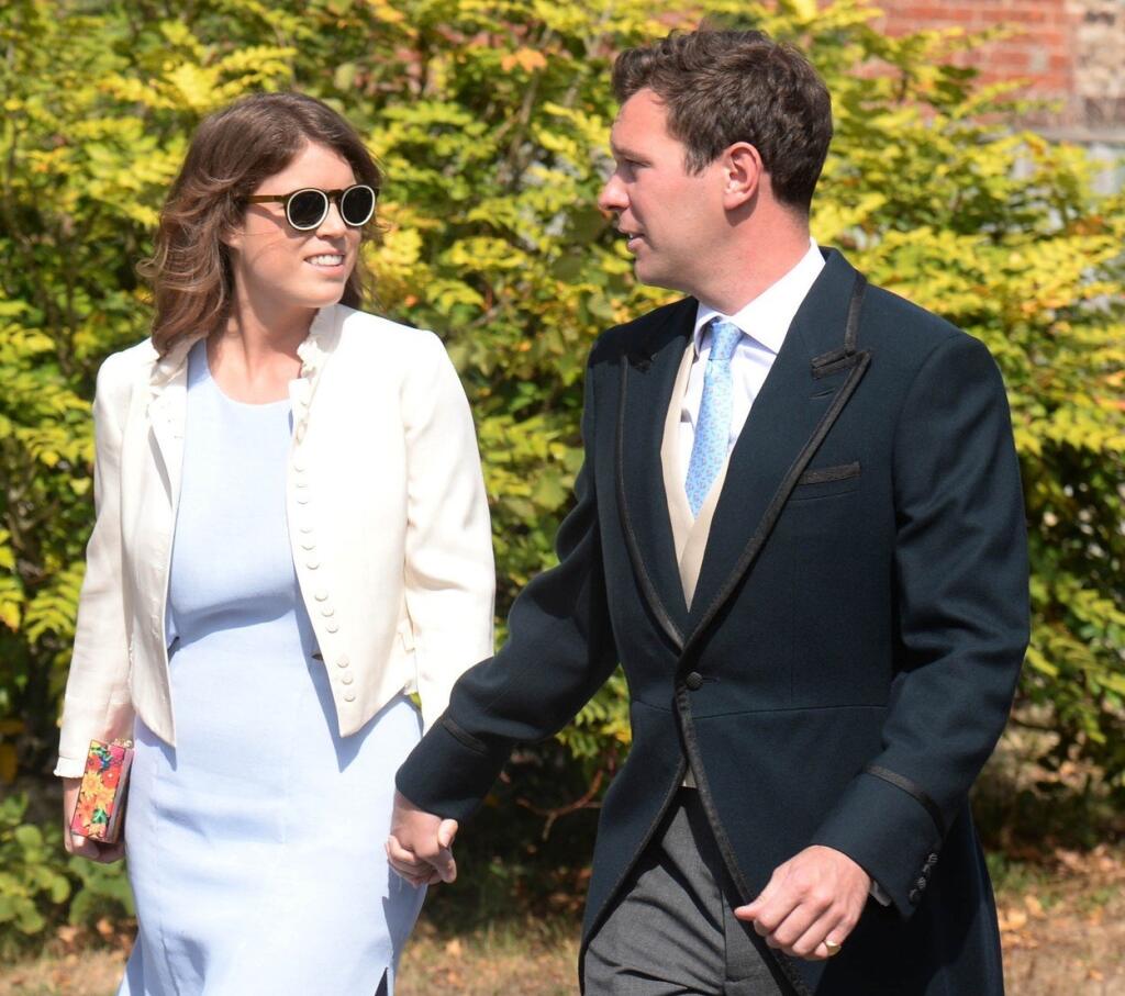 Eugenie s manželom Jackom Brooksbankom