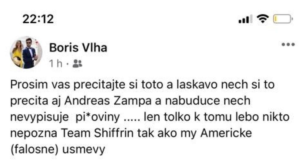 BratPetry Vlhovej sa napísal na sociálne siete vyjadrenie technického delegáta pretekov.