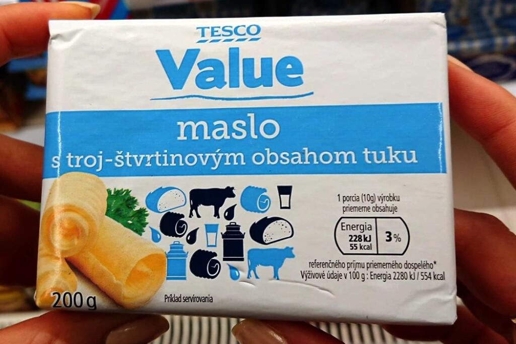 Pod maslom sa môže skrývať aj produkt s polovičným množstvom tuku