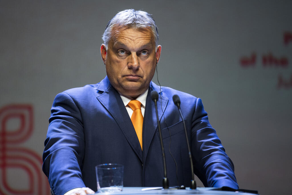 Maďarský premiér Viktor Orbán 
Schôdzka premiérov V4 v Poľsku