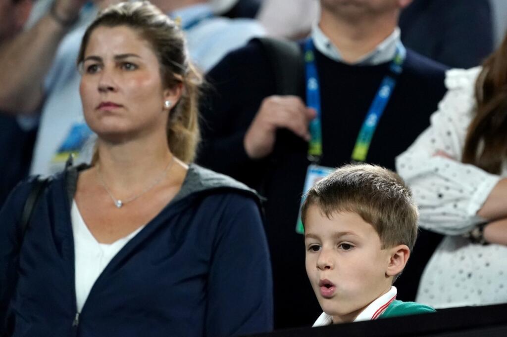 Nebola to len Mirka, kto pútal pozornosť fotografov. Tí si tradične všímali deti manželov Federerovcov, ktoré sledovali víťazstvo svojho otca.