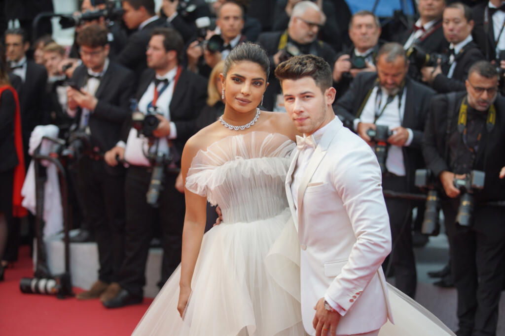 Cannes,,France.,May,18,,2019:,Nick,Jonas,&,Priyanka,Chopra