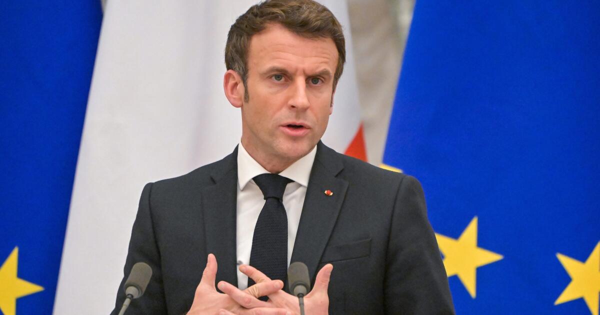 E. Macron voit un avenir énergétique dans le noyau