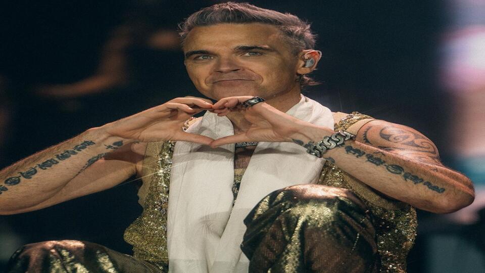 Britský spevák Robbie Williams