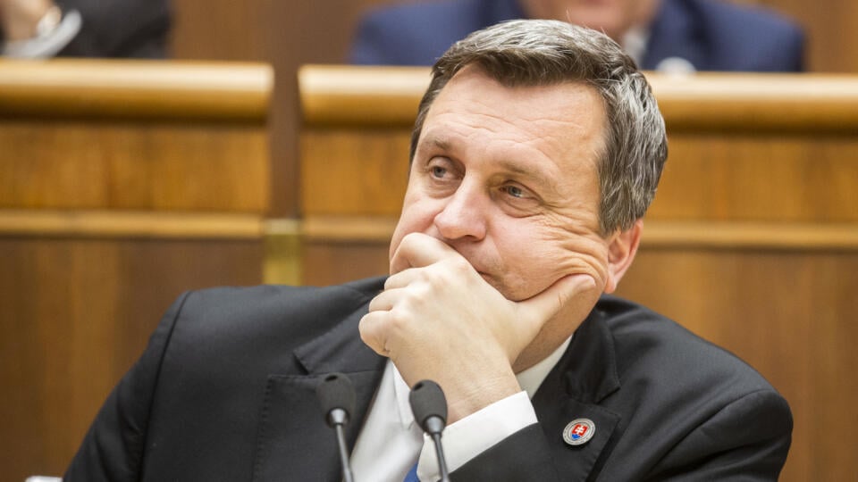 Na snímke predseda NR SR Andrej Danko (SNS) počas 57. schôdze NR SR v Bratislave 21. januára 2020. FOTO TASR - Jaroslav Novák