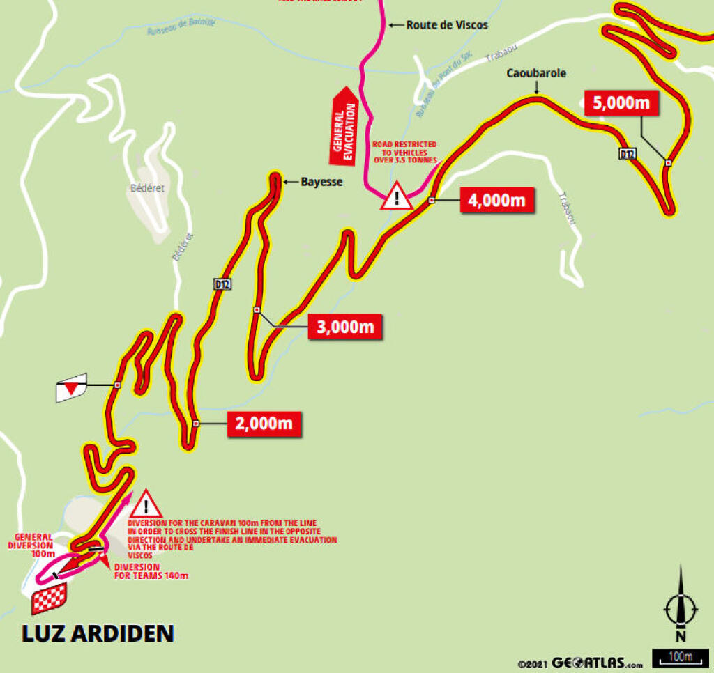 Detaily 18. etapy Tour de France 2021 PAU - LUZ-ARDIDEN (vrchárska)