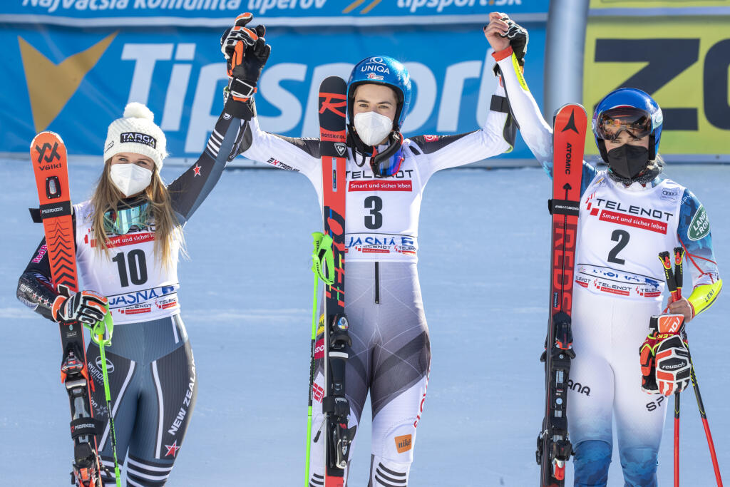 Robinsonová tento rok skončila v Jasnej na druhom mieste, keď bola rýchlejšia len naša Petra Vlhová.