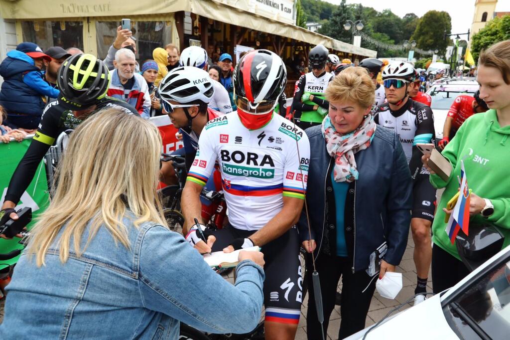 Peter Sagan pred štartom záverečnej etapy Okolo Slovenska