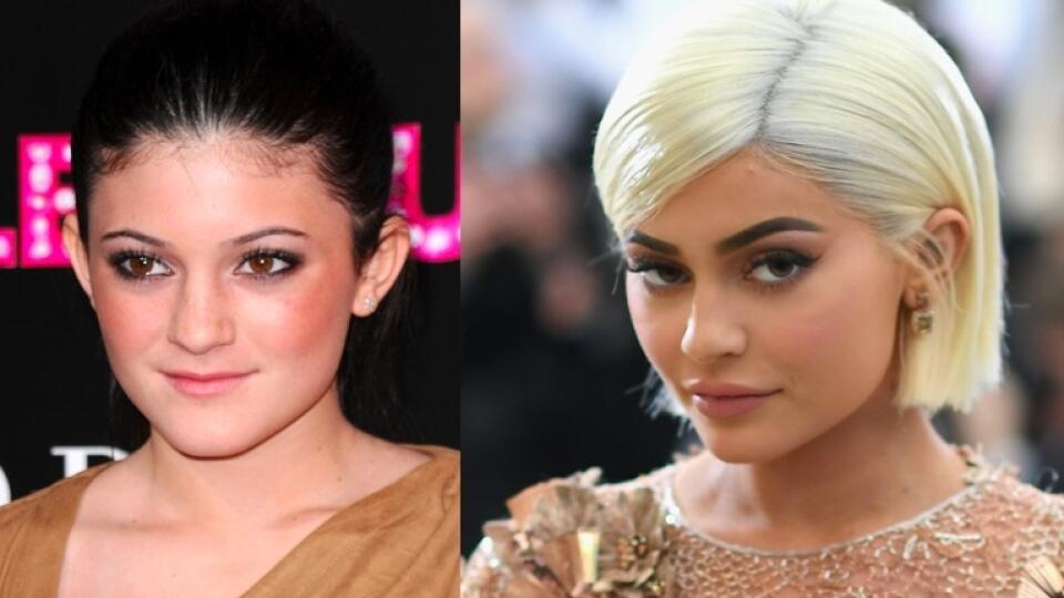 Kylie Jenner kedysi a dnes...