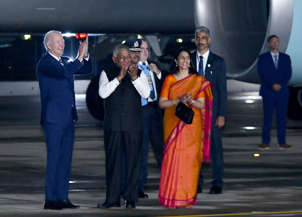 President of the United States Joe Biden in New Delhi