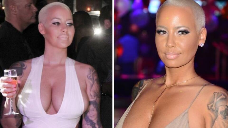 Modelkka Amber Rose je známa svojimi bujnými krivkami.