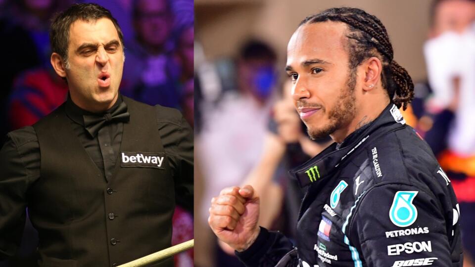 Legenda snookru Ronnie O’Sullivan nepovažuje Lewisa Hamiltona za jedného z najlepších športovcov všetkých čias.