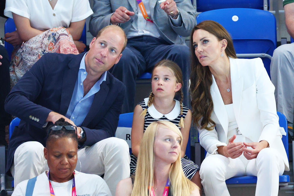 Princ William s manželkou Kate zobrali dcérku Charlotte na Hry Commonwealthu