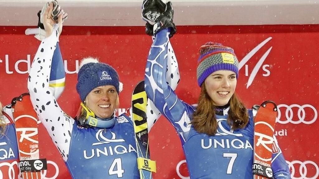 Veronika Velez-Zuzulová a Petra Vlhová