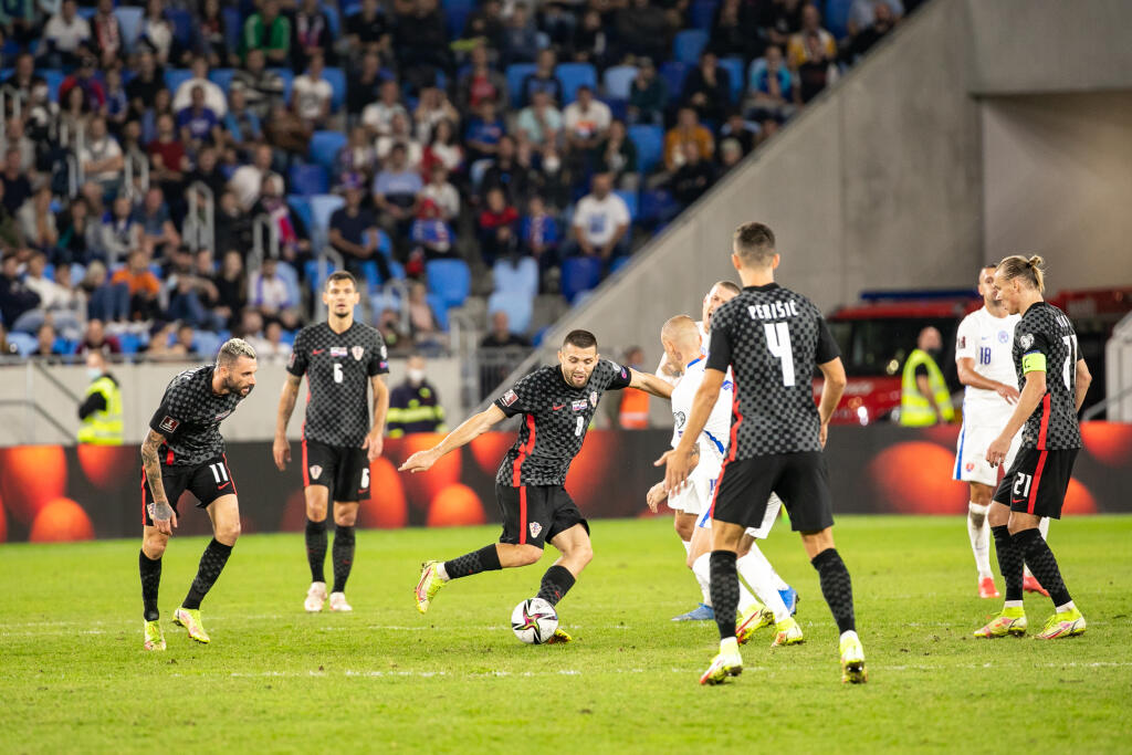 Kvalifikačný zápas o postup na Majstrovstvá sveta 2022 v Katare medzi Slovenskom a Chorvátskom.