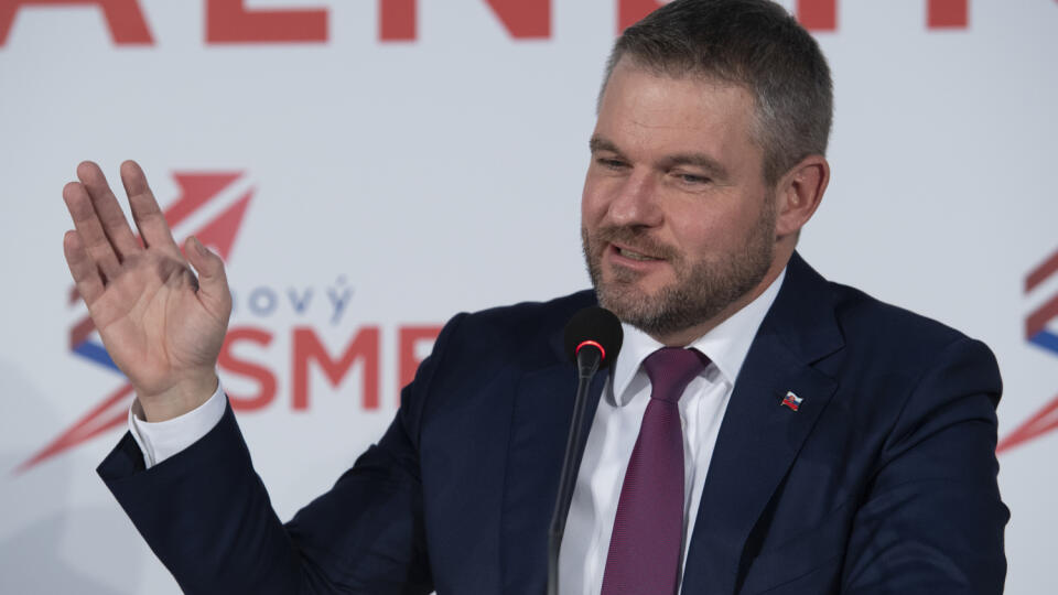 Na snímke podpredseda strany Smer-SD a volebný líder Peter Pellegrini počas tlačovej konferencie po slávnostnom sneme strany 7. decembra 2019 v Bratislave. FOTO TASR - Pavel Neubauer