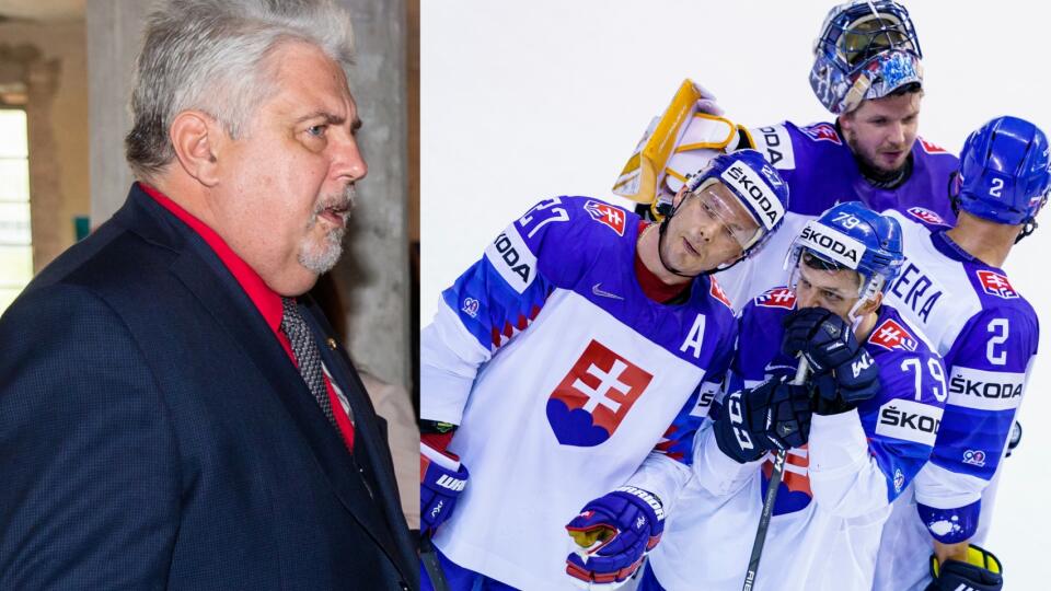 Humorista Andrásy sa obul do slovenských hokejových reprezentantov.