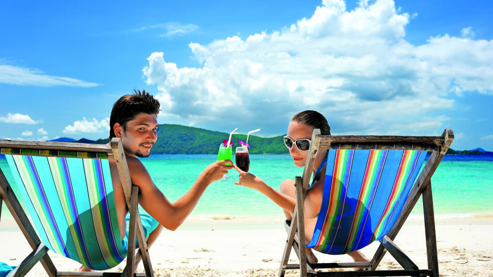 Couple on a beach
