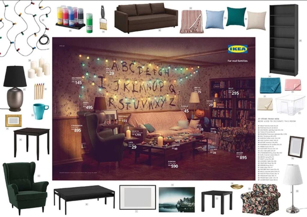 Ikea – ponuka seriálového nábytku v katalógu 