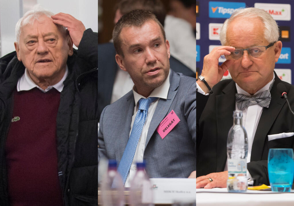 Jozef Golonka, Žigmund Pálffy, Július Šupler.