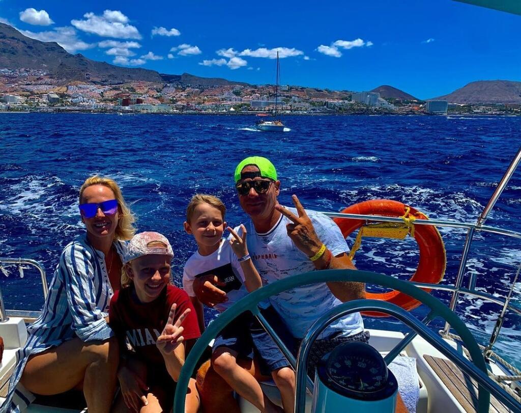 Belohorcová s manželom a deťmi si život na slnečnom Tenerife skutočne užívajú.