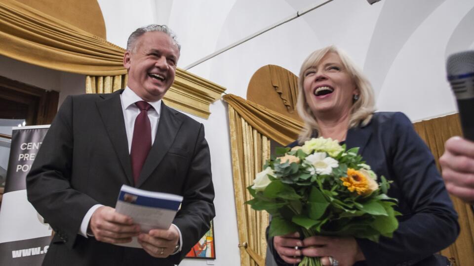 Na snímke bývalá slovenská premiérka Iveta Radièová (vpravo) a prezident SR Andrej Kiska.