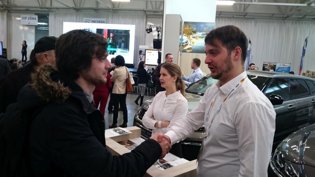 Stánok Jaguar Land Rover na Profesia days 2017