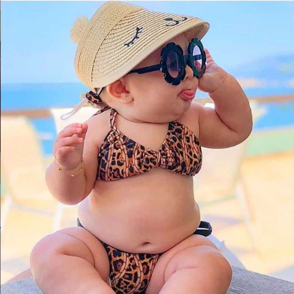 Leopardie bikiny pre batoľa? Prečo nie...