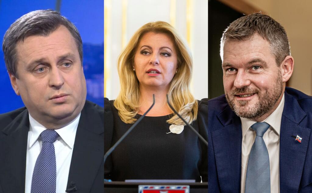 Andrej Danko, Zuzana Čaputová, Peter Pellegrini
