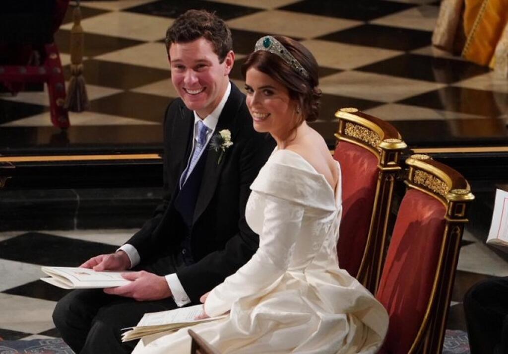 Princezná Eugenie s manželom Jackom Brooksbankom