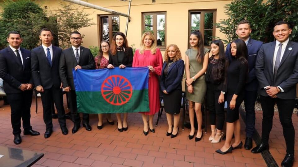 Prezidentka Zuzana Čaputová strávila príjemné chvíle v spoločností Rómskych študentov.
