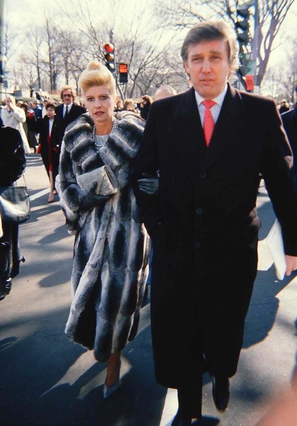 Donald a Ivana Trump na Bushovej inaugurácii v roku 1989.