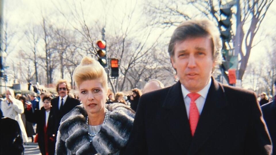 Donald a Ivana Trump na Bushovej inaugurácii v roku 1989.