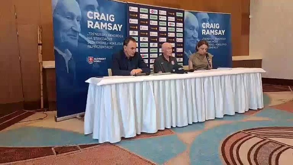 VIDEO Tlačová konferencia SZĽH - Ramsay povedia reprezentáciu aj naďalej