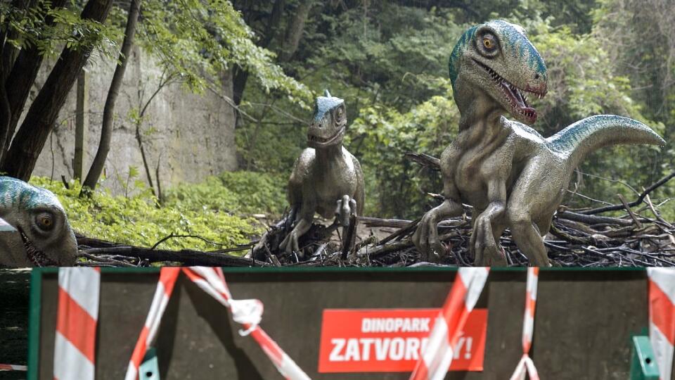 Dinopark pri Zoo v Bratislave je zatvorený.