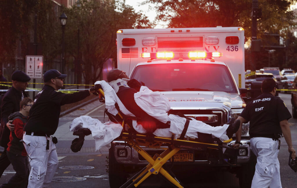 Teroristický útok na Manhattane: vodič dodávky zrazil viacerých ľudí