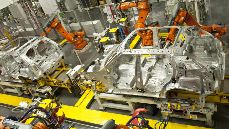 automobilka Jaguar Land Rover v meste Solihull