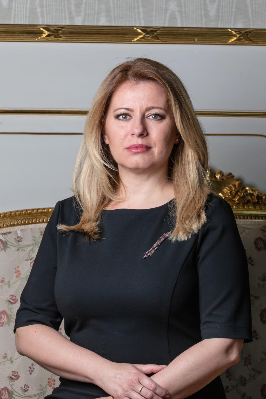 Na snímke je Zuzana Čaputová v Prezidentskom paláci v Bratislave.