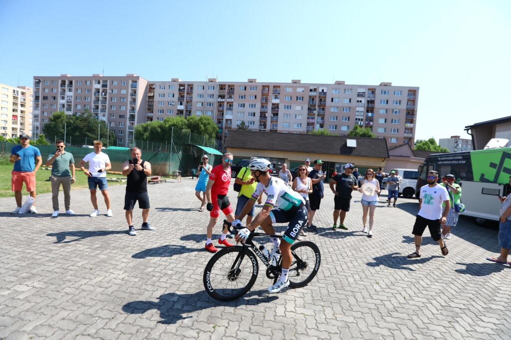 Takto to vyzeralo na majstrovstvách Česka a Slovenska v cyklistike. Na snímke Peter Sagan.