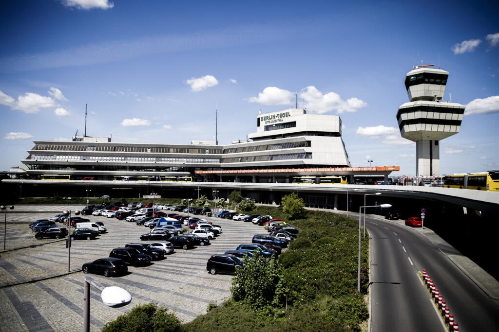 KK31 Berlín - Na snímke pohľad na letisko Tegel v Berlíne 20. mája 2020. Berlínske letisko Tegel sa zrejme stane 