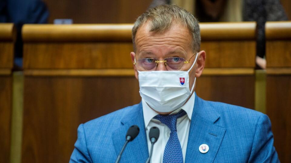 Na snímke predseda NR SR Boris Kollár