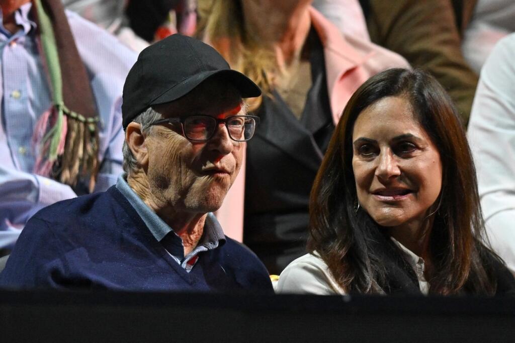 Miliardár Bill Gates zobral na tenis exmanželku Melindu.