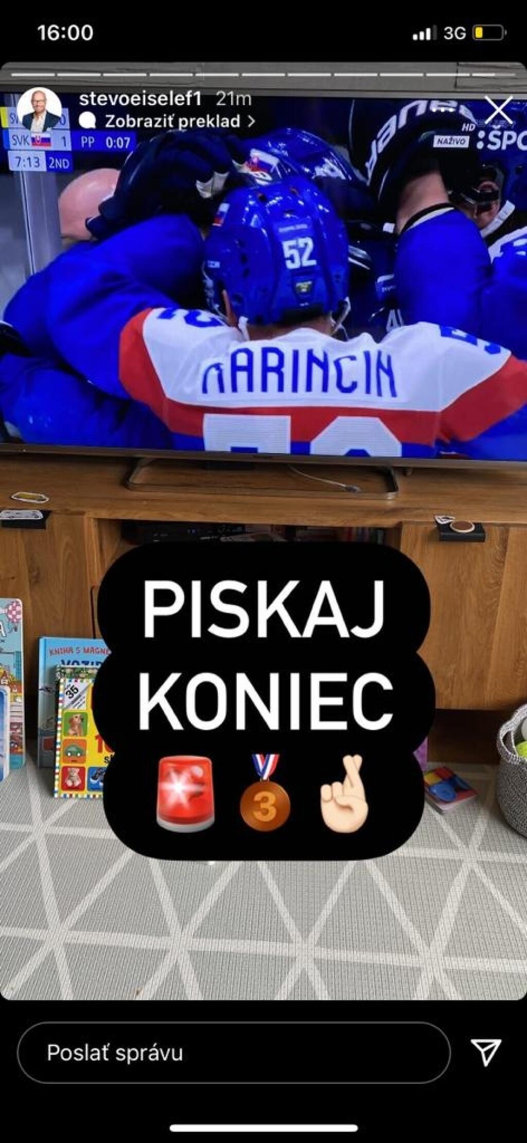 Slovenskí športovci a osobnosti gratulovali našim famóznym hokejistom cez sociálne siete.