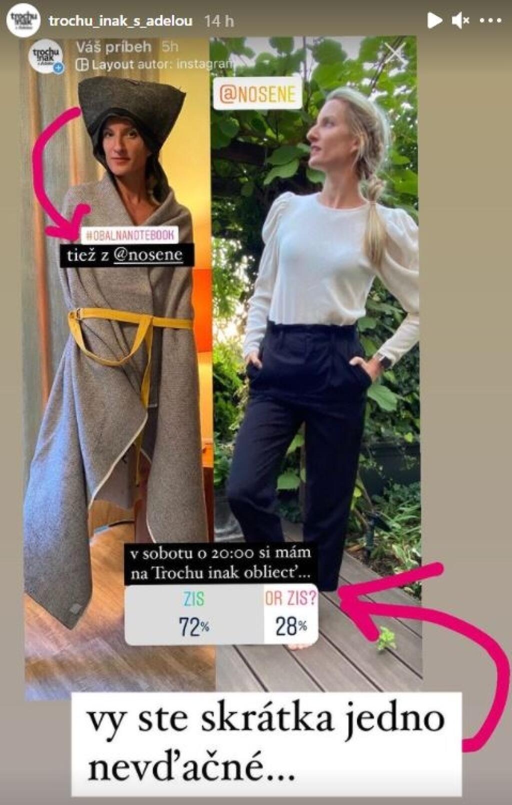 Ktovie, či si to Adela skutočne oblečie.